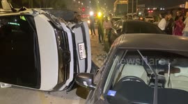 Chinese tourist flips rented minivan while driving in Thailand