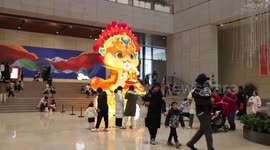 China: Thousands visit China National Arts and Crafts Museum ahead of Lunar New Year