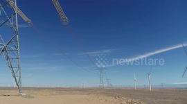 Xinjiang's outbound power transmission hits record high