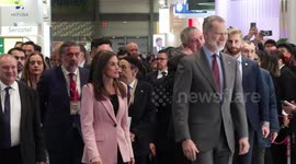 Spain: King and Queen of Spain open the 45th edition of Fitur