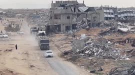 Gaza Strip: Dozens of humanitarian trucks arrive in Rafah devastated by Israeli attacks