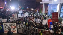 Serbia: Massive student protests continue in Belgrade