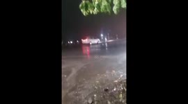 Minivan struck by train while waiting at level crossing