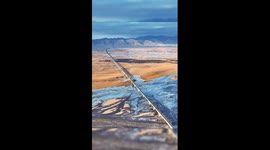 Spectacular winter view of Yellow River in N China