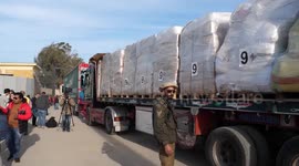 Over 1,100 aid trucks sent to Gaza via Rafah crossing: sources