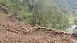 Landslide buries homes killing at least two residents in Indonesia