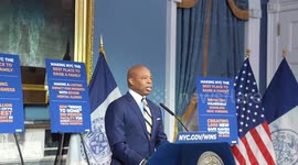 US: Mayor Adams holds in-person media availability in New York