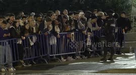 Spain: Pre-match atmosphere for Real Madrid-Salzburg