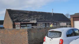 Tornado UK, Storm Eouwyn generates tornado through Cornish village, hundreds affected, Quinterell Downs, Cornwall, UK