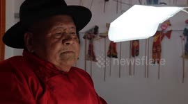 China: Shadow Puppets performance in Zaozhuang