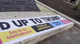 PROTEST AGAINST US PRESIDENT DONALD TRUMP / LONDON