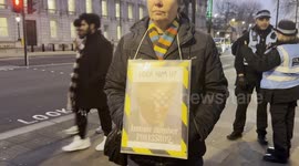 PROTEST AGAINST US PRESIDENT DONALD TRUMP / LONDON