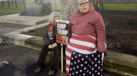PROTEST AGAINST US PRESIDENT DONALD TRUMP / LONDON