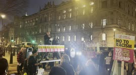 PROTEST AGAINST US PRESIDENT DONALD TRUMP / LONDON