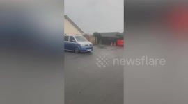 Storm Eowyn appears to have hit Cornwall as mini 'tornado' batters homes and trees