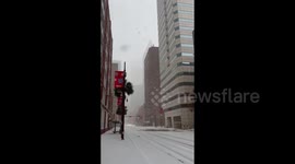 US: Heavy snowfall hits Houston