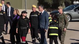 Spain: Sanchez concludes Valencia visit after reviewing army units and aid equipment