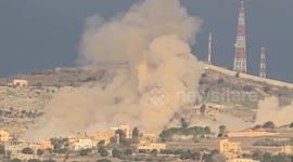 Lebanon: Footage documents the moment Israeli forces detonated residential buildings in the town of Houla, southern Lebanon, earlier today