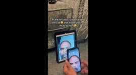Exclusive- Facetime prank gone too far: Dad's hilarious reaction to a 'stuck call