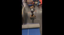 Spinning Circus Acrobatics