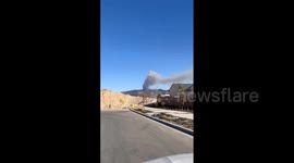 US: Border 2 Fire Spreads Rapidly In San Diego County Amid Red Flag Warning