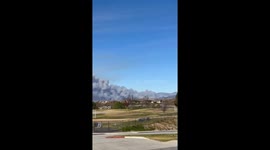 Hughes Fire forces evacuations in Santa Clarita, California