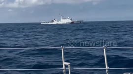 Rogue Chinese ship continues sailing off Philippine coast amid ongoing territorial dispute