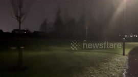 Storm Éowyn Brings Strong Winds to Antrim Town, Over 93,000 Homes Without Power