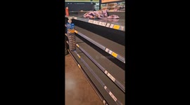 Storm Eowyn sparks panic buying leaving supermarket shelves empty