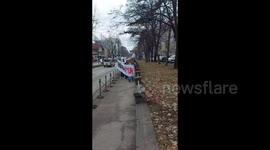 Serbia: Students protest in Kragujevac over deadly train station accident In Novi Sad