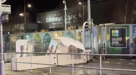 Flights cancelled at Edinburgh Airport after Storm Eowyn makes landfall