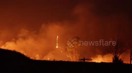 US: Hughes Fire is raging in Castaic
