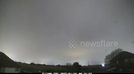 UK: Timelapse Of Storm Moving Over Manchester