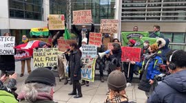 Migrant Farmworkers Protest Outside the Home Office in central London