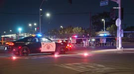 US, Los Angeles: Compton Fatal Auto vs Pedestrian