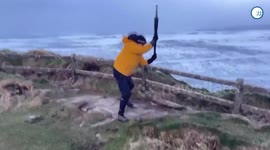Weather trackers battle against Storm Éowyn to measure record 118mph wind