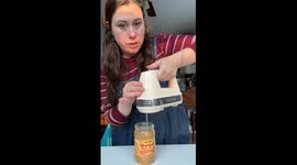 Mixing Peanut Butter Mishap