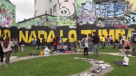 Colombia: Artistic collectives paint mural in homage to the victims of violence in Catatumbo