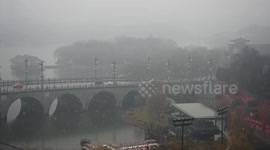 China: Heavy Snow Hit Xi'an