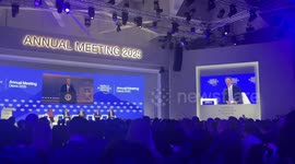 Trump voices willingness to get along with China in Davos teleconference