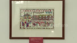 Chinese New Year paintings on display in Nepal