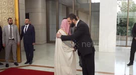 Saudi FM calls for sanction removal during 1st visit to Damascus