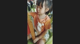 3-year-old eats CRAZY TORNADO POTATOES