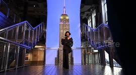 US: Michelle Yeoh and Star Trek Cast Visit Empire State Building