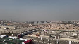 Egypt: Egypt sends largest humanitarian aid convoy for Palestinians in Gaza