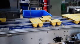 France: Danone yogurt factory