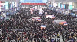 China: Spring Festival Travel Peak in Shanghai