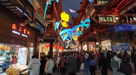 China: Snake Theme Lantern Festival in Shanghai