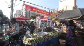 Myanmar (Burma): 'Lion Dance' parades through Yangon’s Chinatown ahead of Lunar New Year