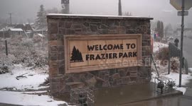 US, Bakersfield: Frazier Park Snow